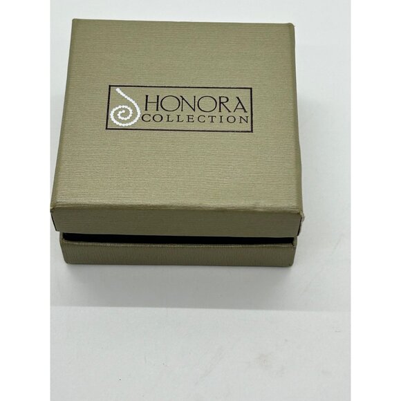 Honora Collection Freshwater Potato Pearl Stud Earrings Set in White Gold Black - Picture 15 of 16